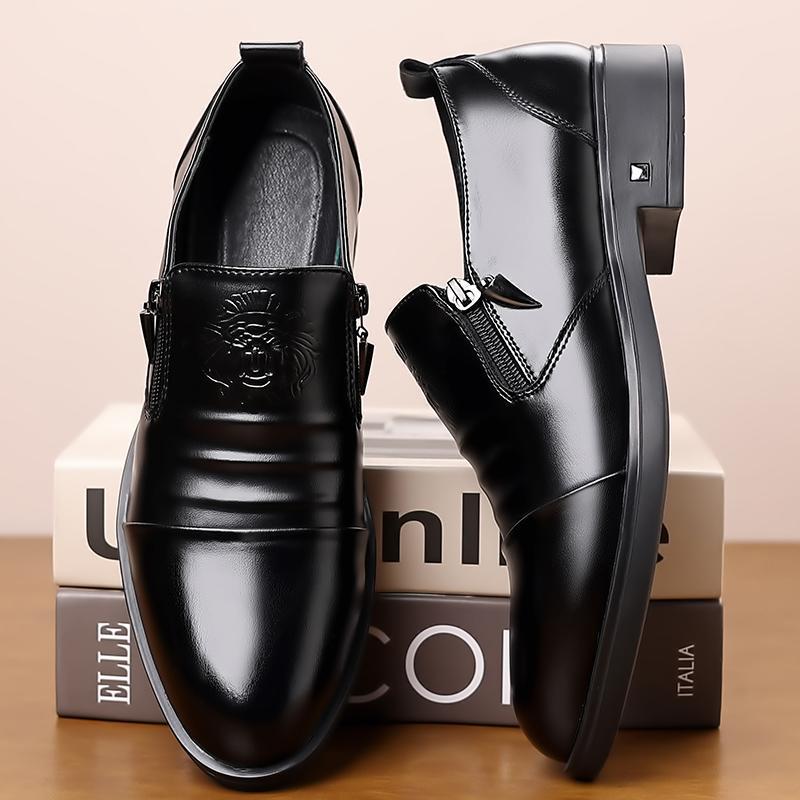 Office Shoes Nuevos Zapatos de Negocios Casuales de Moda de Caña Alta