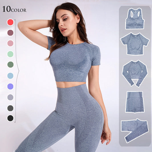Ropa de yoga de entrenamiento para mujer a la moda
