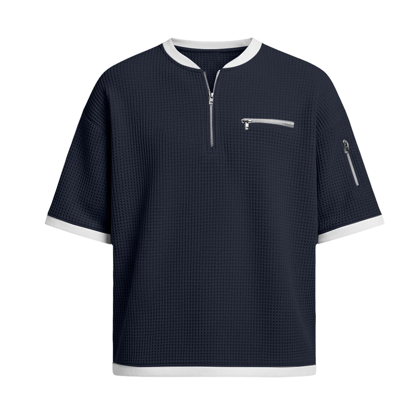 Men's Short-sleeve Polo Shirt Casual And Loose-fitting T-shirt