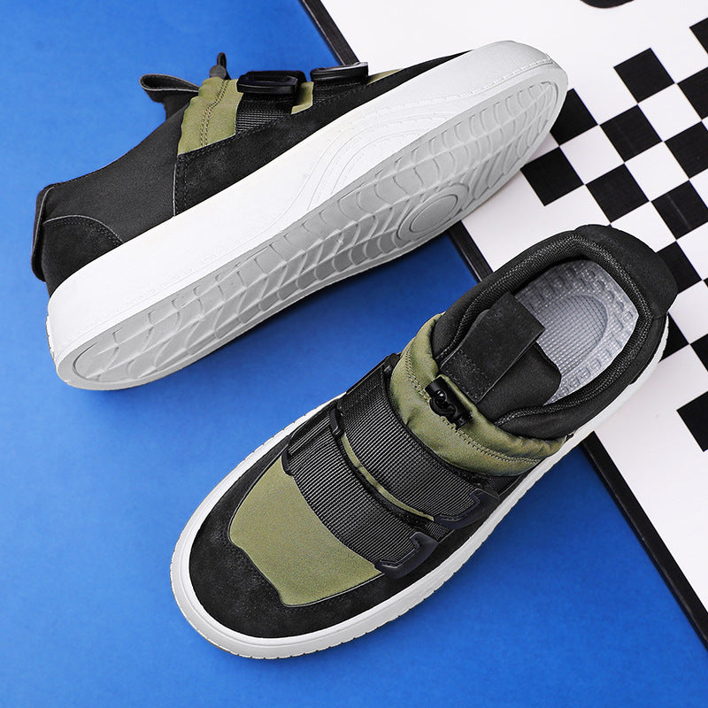 Zapatillas bajas de plataforma con banda elástica para jóvenes
