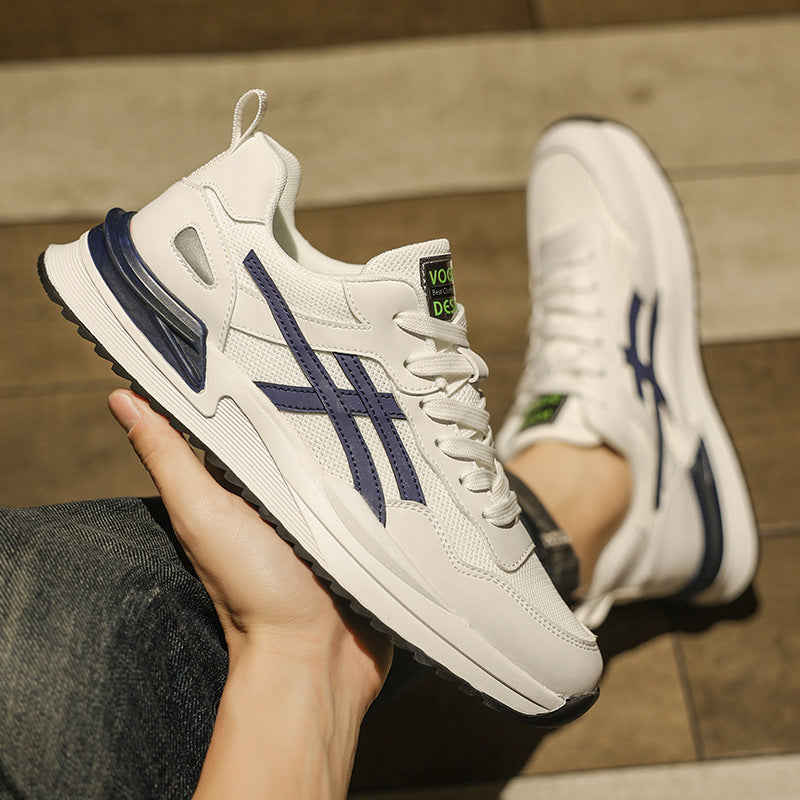 Zapatillas de verano retro de malla transpirable para correr para hombre