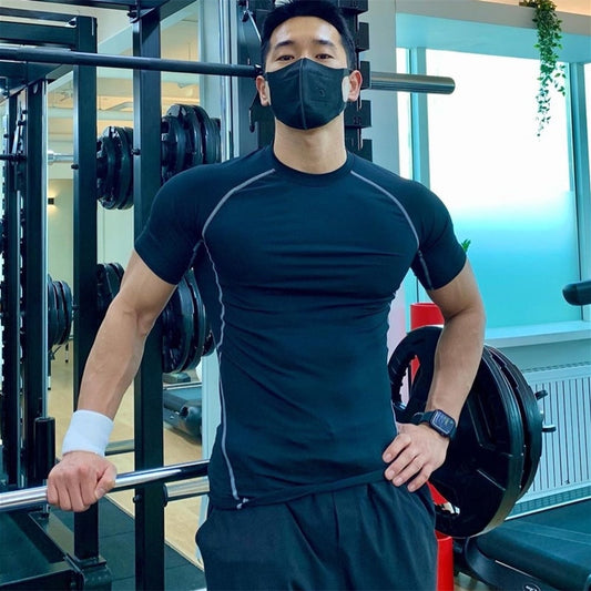 Mamelucos de entrenador personal de hombre con mangas cortas