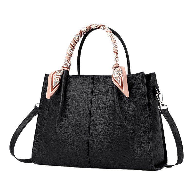 Bolso bandolera de mano de cuero a la moda para mujer