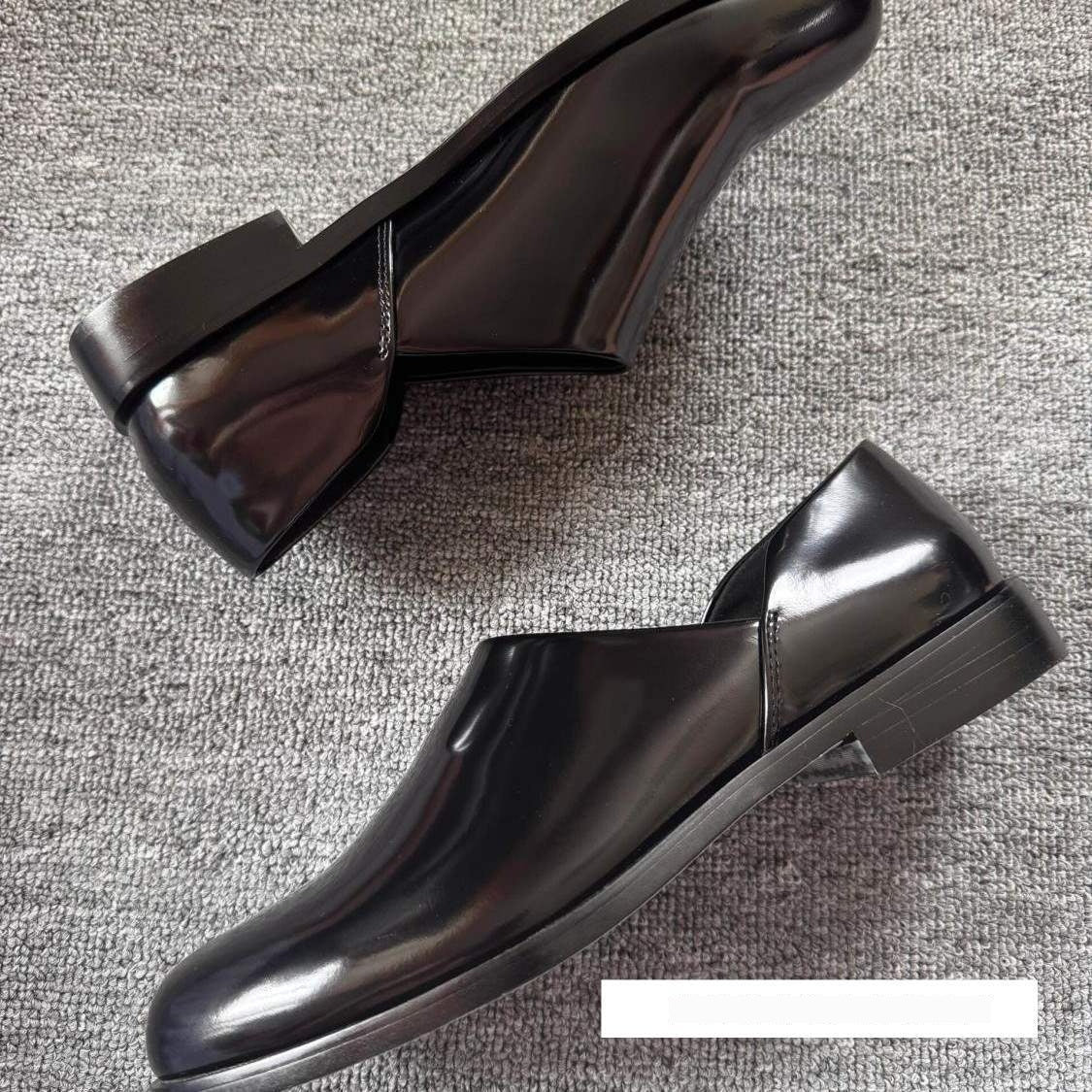 Zapatos Mocasín Para Hombres Y Mujeres Sin Cordones Punta Redonda Estilo Moderno