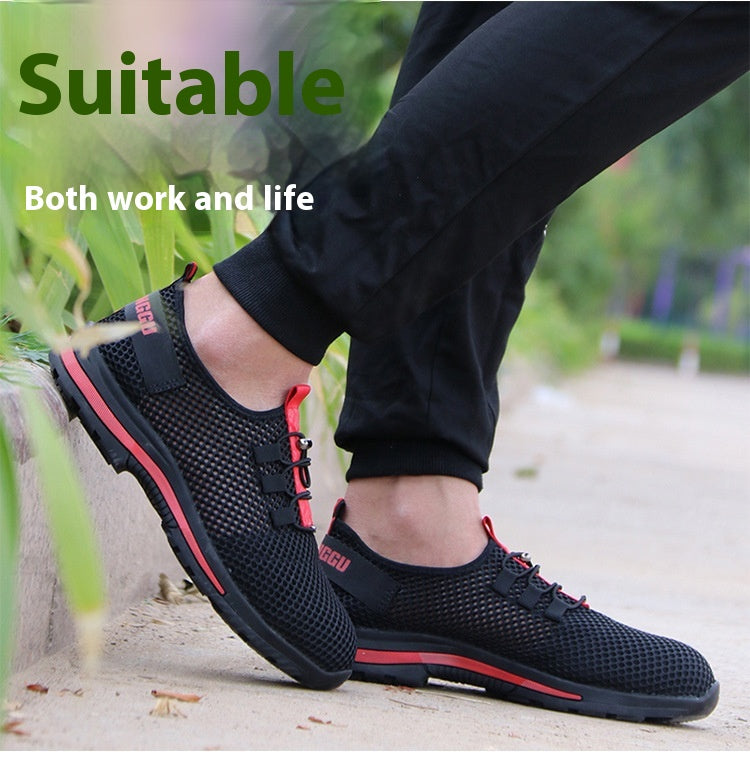 Anti Smashing And Puncture Labor Protection Shoes Are Breathable