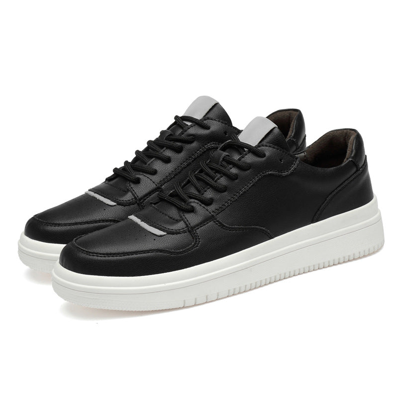 Zapatos de cuero informales para hombre, formales, con suela suave