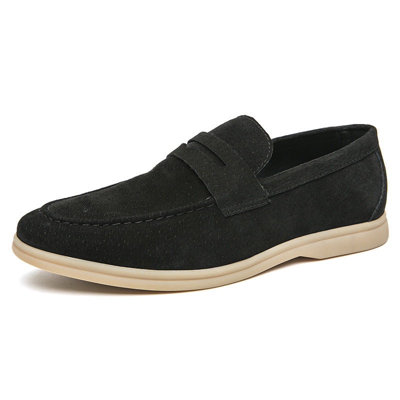Zapatos de Cuero de Negocios Formales Sencillos de Moda de Tallas Grandes para Hombre