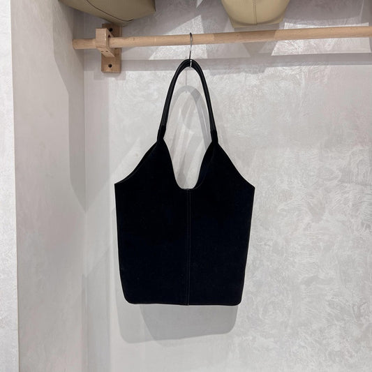 Deer-skin Suede Bucket BagAutumnwinter Underarmshoulder Bag For Women