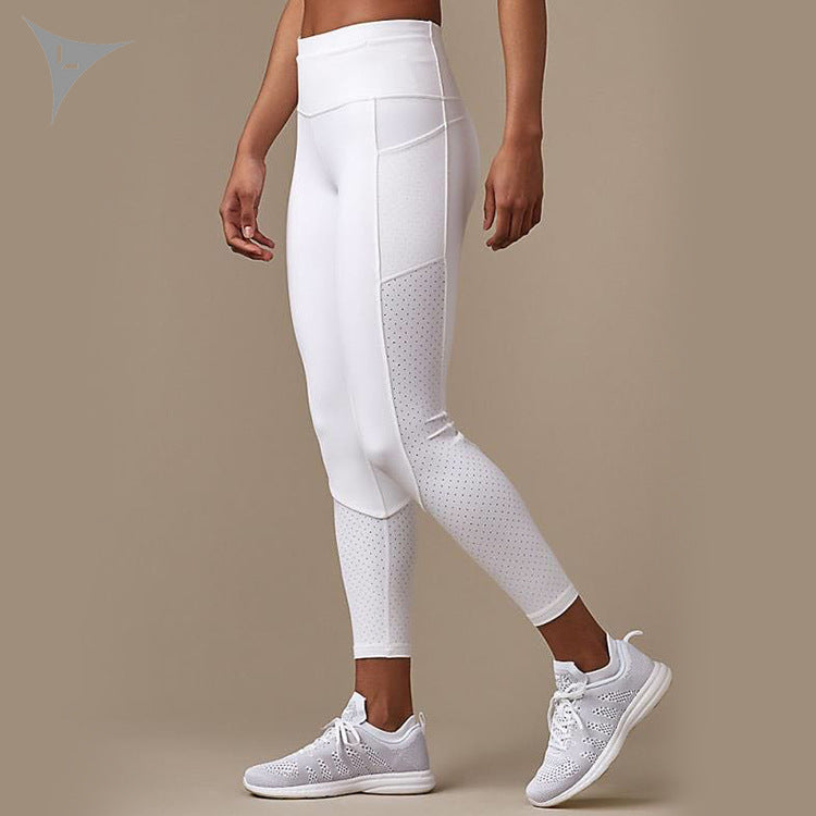 Pantalones de yoga y fitness sin costuras, con control de abdomen y efecto segunda piel