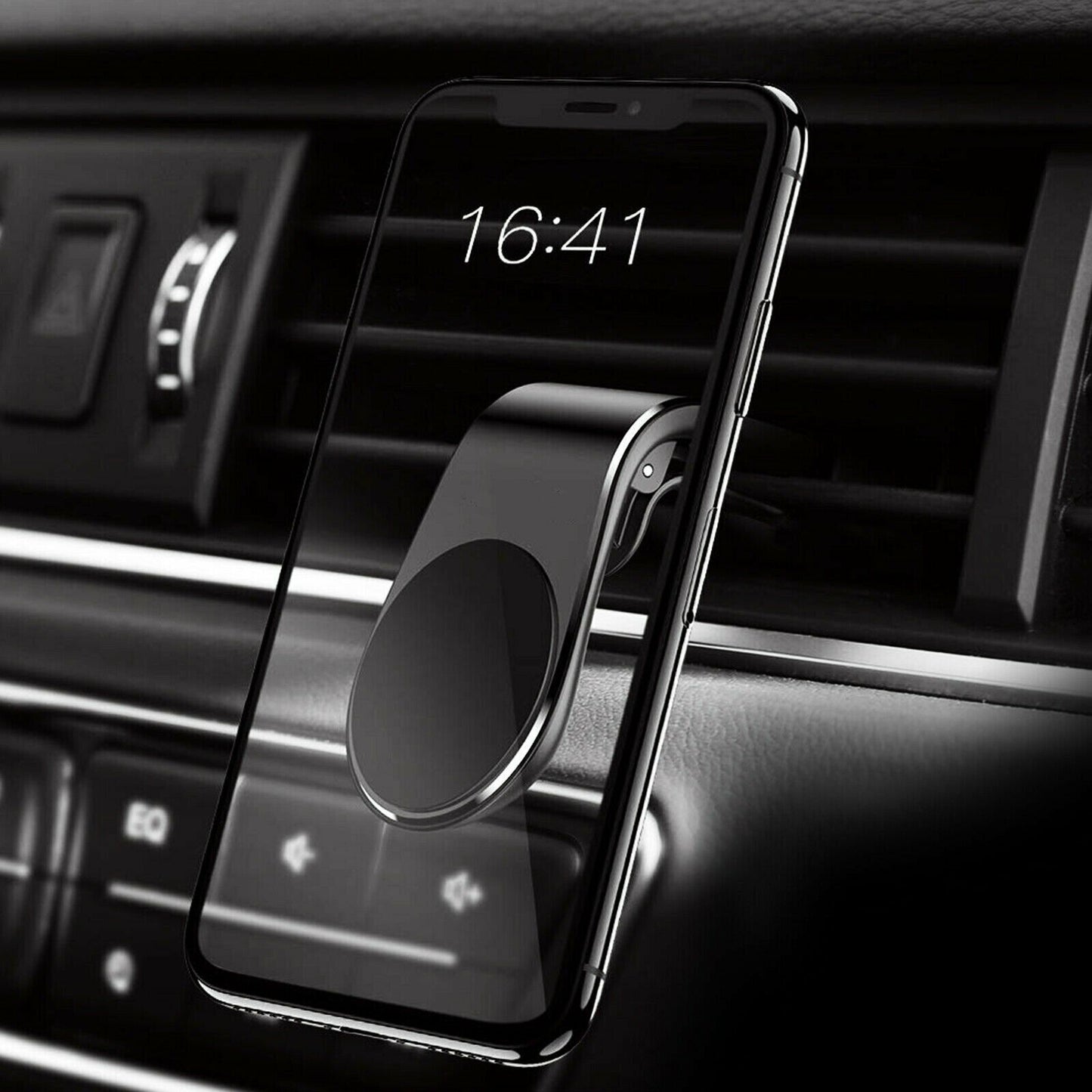 Soporte magnético para teléfono de coche con imán de ventilación, soporte magnético giratorio de 360 grados de metal para ventilación de coche, soporte de GPS para coche