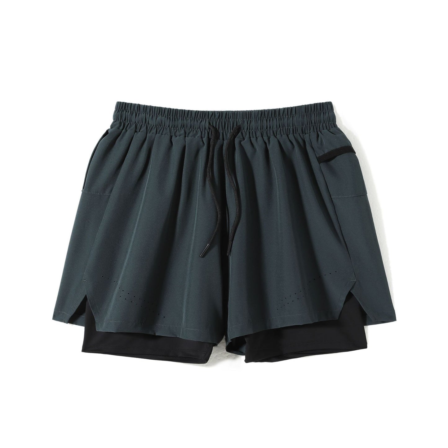 Men's Double-Layer Sports Shorts