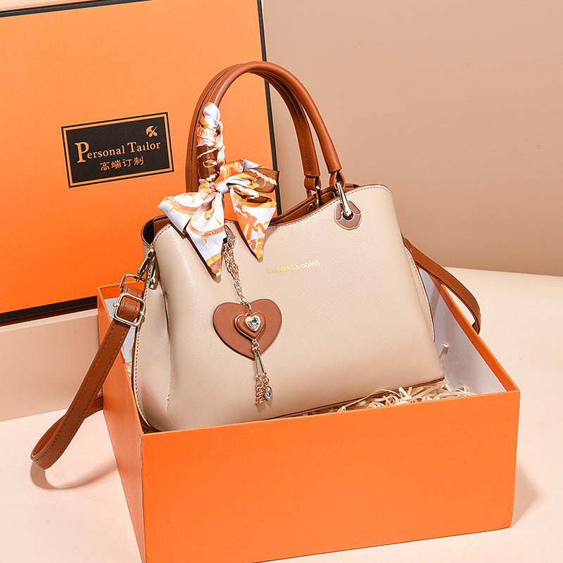 Bolso tote cruzado de gran capacidad de lujo que puede llevarse al hombro