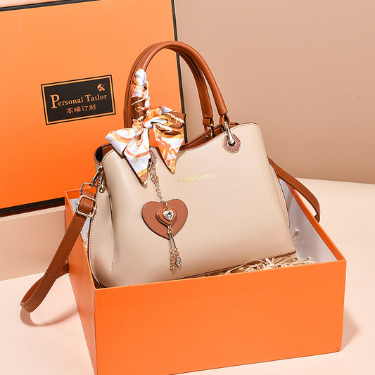 Bolso tote cruzado de gran capacidad de lujo que puede llevarse al hombro