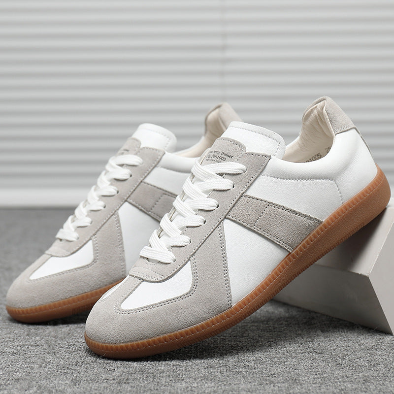 Zapatillas blancas retro unisex estilo japonés