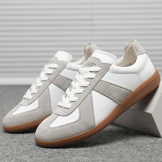 Zapatillas blancas retro unisex estilo japonés