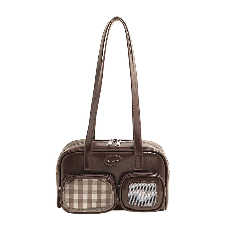 Bolso de Hombro Versátil Coreano de Cinta de Gran Capacidad para Mujer