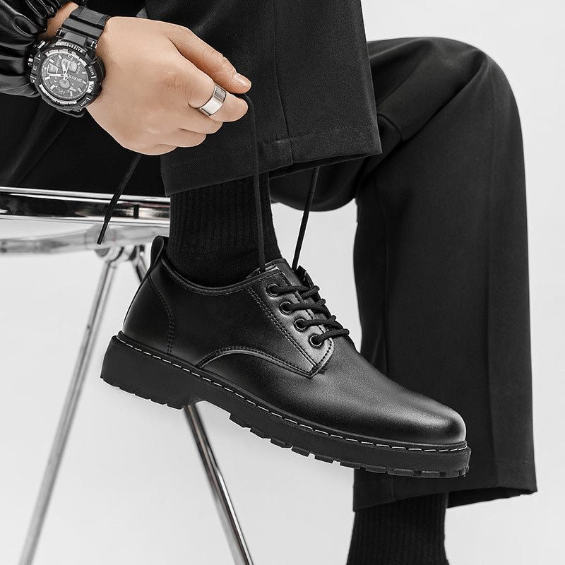 Botas bajas casuales impermeables estilo Dr. Martens para hombre