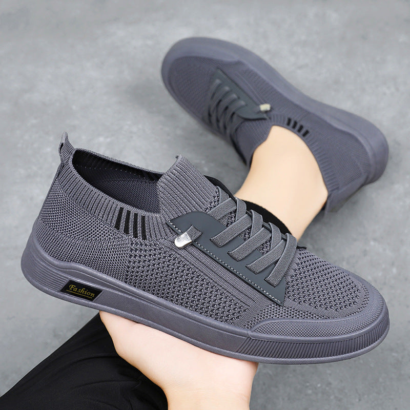 Zapatillas casuales de lona estilo coreano para hombre