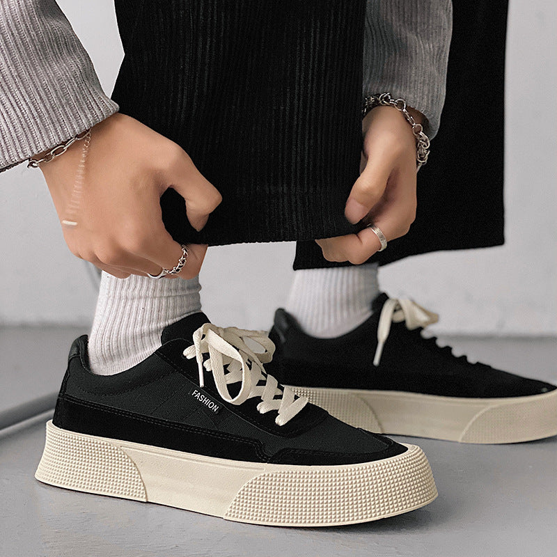 Zapatillas de plataforma bajas informales transpirables cómodas para estudiantes