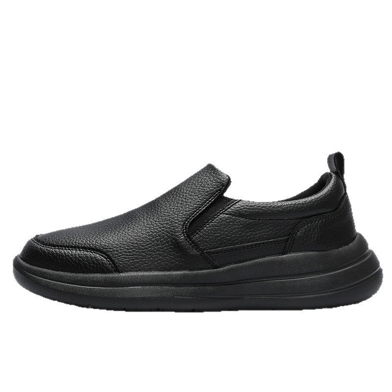 Zapatos casuales de cuero de lujo ligeros para hombre
