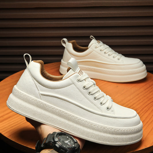 Zapatillas deportivas informales de hombre cómodas y versátiles con plataforma Four Seasons Tide
