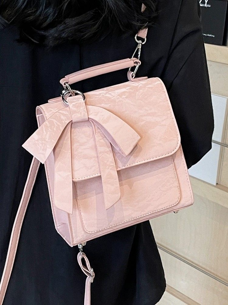 Mochila Con Lazo Para Mujer Diseño Moderno Y A La Moda
