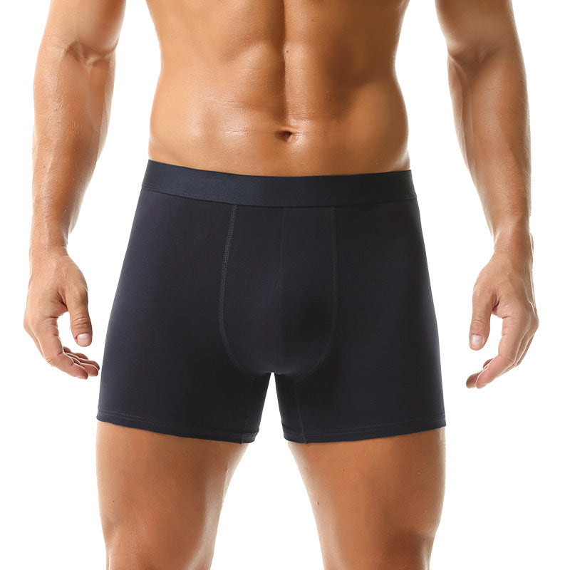 Mens Breathable Cotton Boxer Briefs Plus Size All-Season Intimates