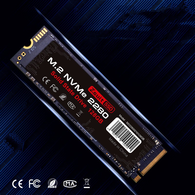 Portátil de escritorio 12G Unidad de estado sólido M.2 2280 Protocolo Nvme Almacenamiento 128G