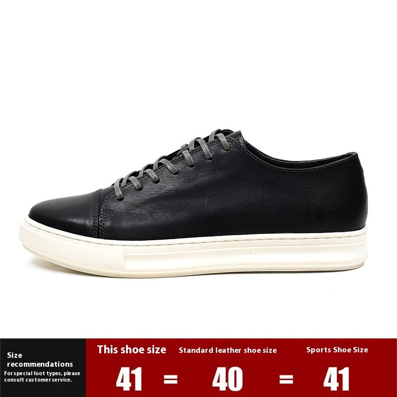 Zapatos casuales de cuero de caballo de primera calidad hechos a mano para hombre, con efecto envejecido