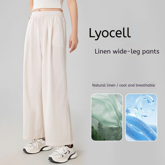 Pantalones de entrenamiento de talle alto, que realzan la figura, elásticos, refrescantes y transpirables