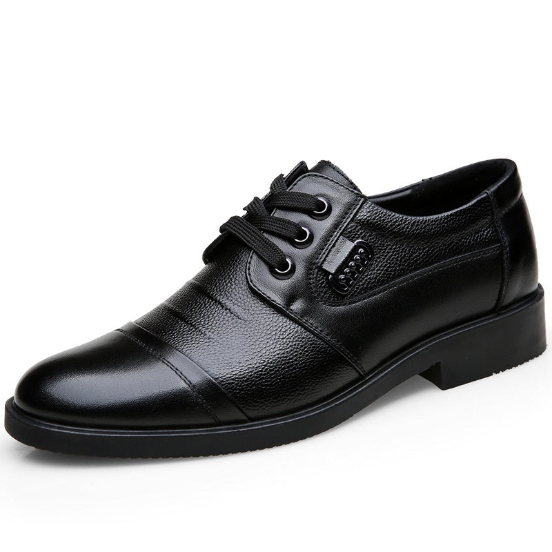 Nuevos Zapatos de Cuero con Cordones para Hombre que Combinan con Todo