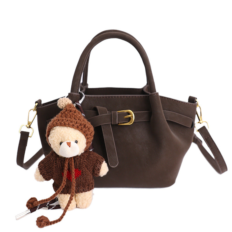 Exquisito bolso tote bandolera versátil otoño-invierno