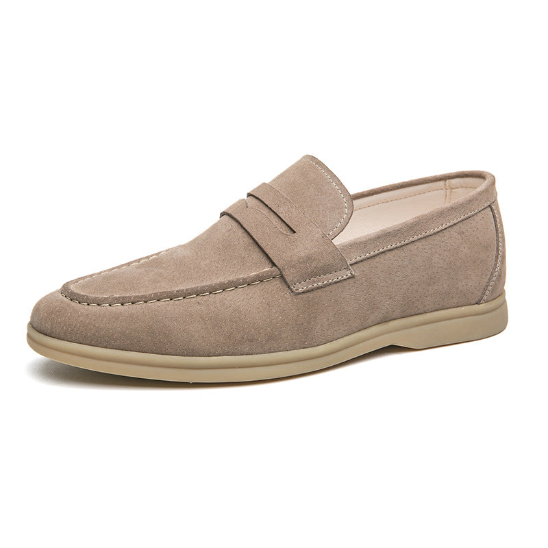 Zapatos de Cuero de Negocios Formales Sencillos de Moda de Tallas Grandes para Hombre