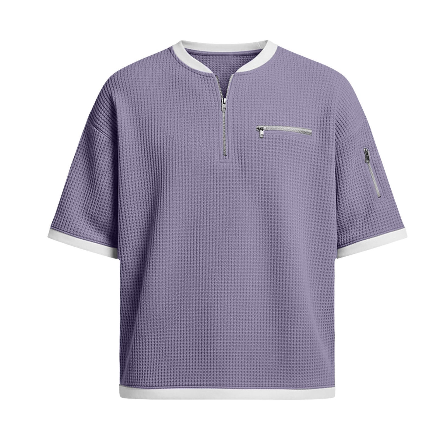 Men's Short-sleeve Polo Shirt Casual And Loose-fitting T-shirt