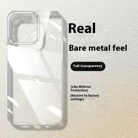 All-inclusive Lens Simple Protective Cover 13 Ice Transparent Non-yellow Phone Case