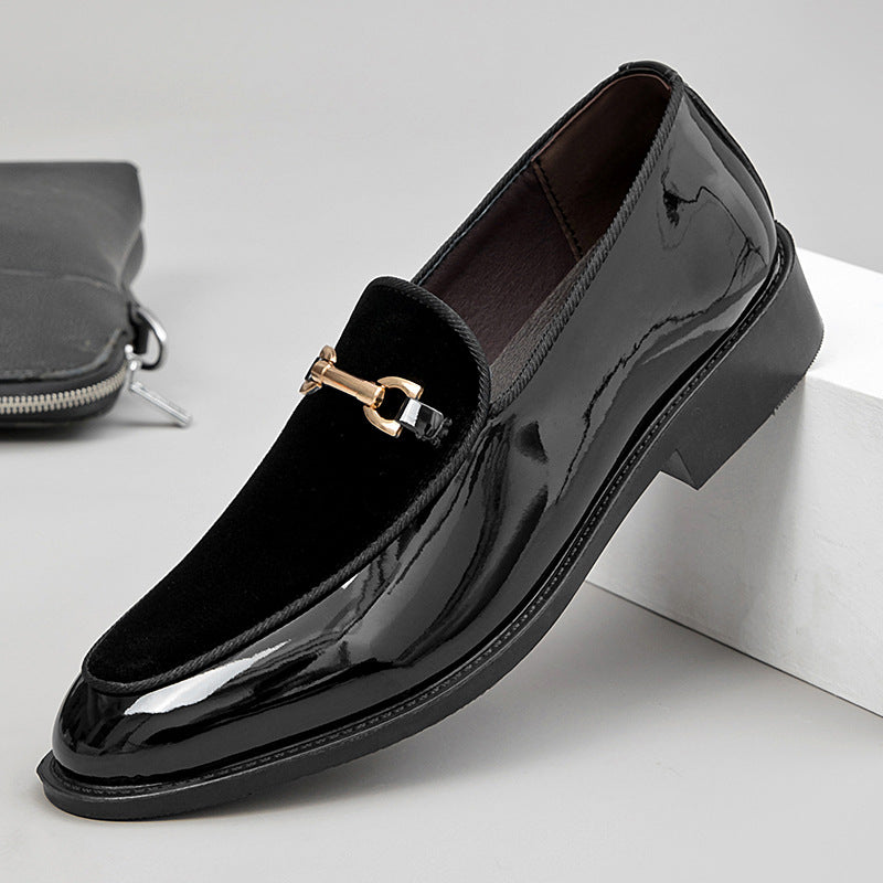 Zapatos de Charol Brillantes Ligeros Modernos Versátiles Casuales
