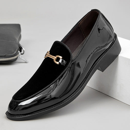 Zapatos de Charol Brillantes Ligeros Modernos Versátiles Casuales