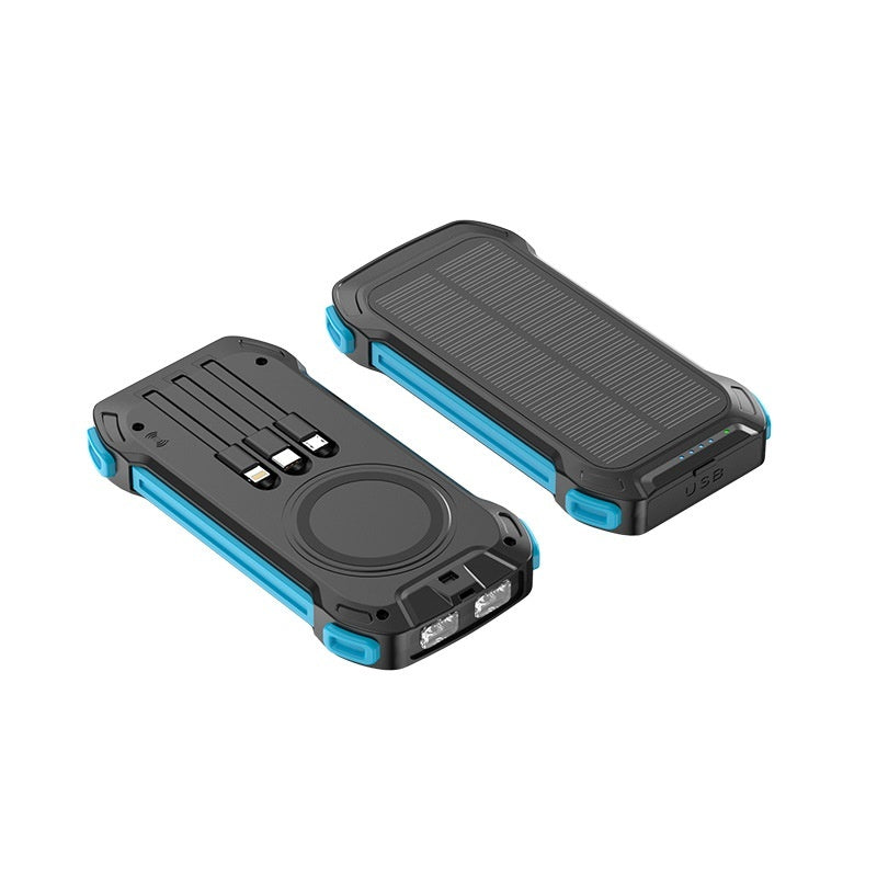Cargador inalámbrico solar portátil