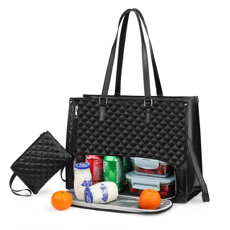2in1 Tote And Lunch Bag Combo  Extra-large Tote