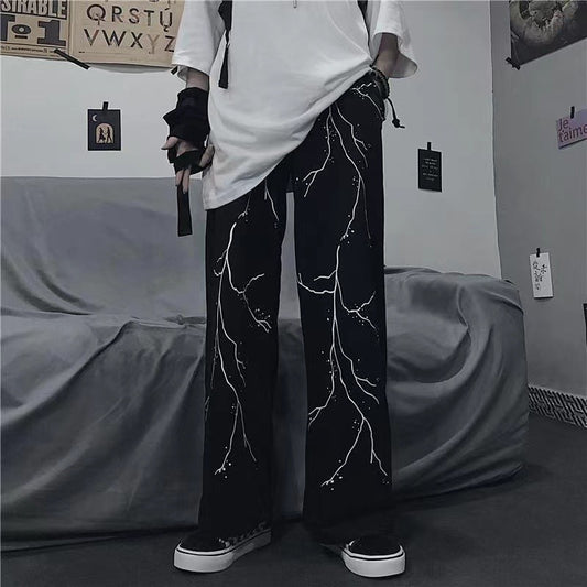 Pantalones informales deportivos Lightning Print