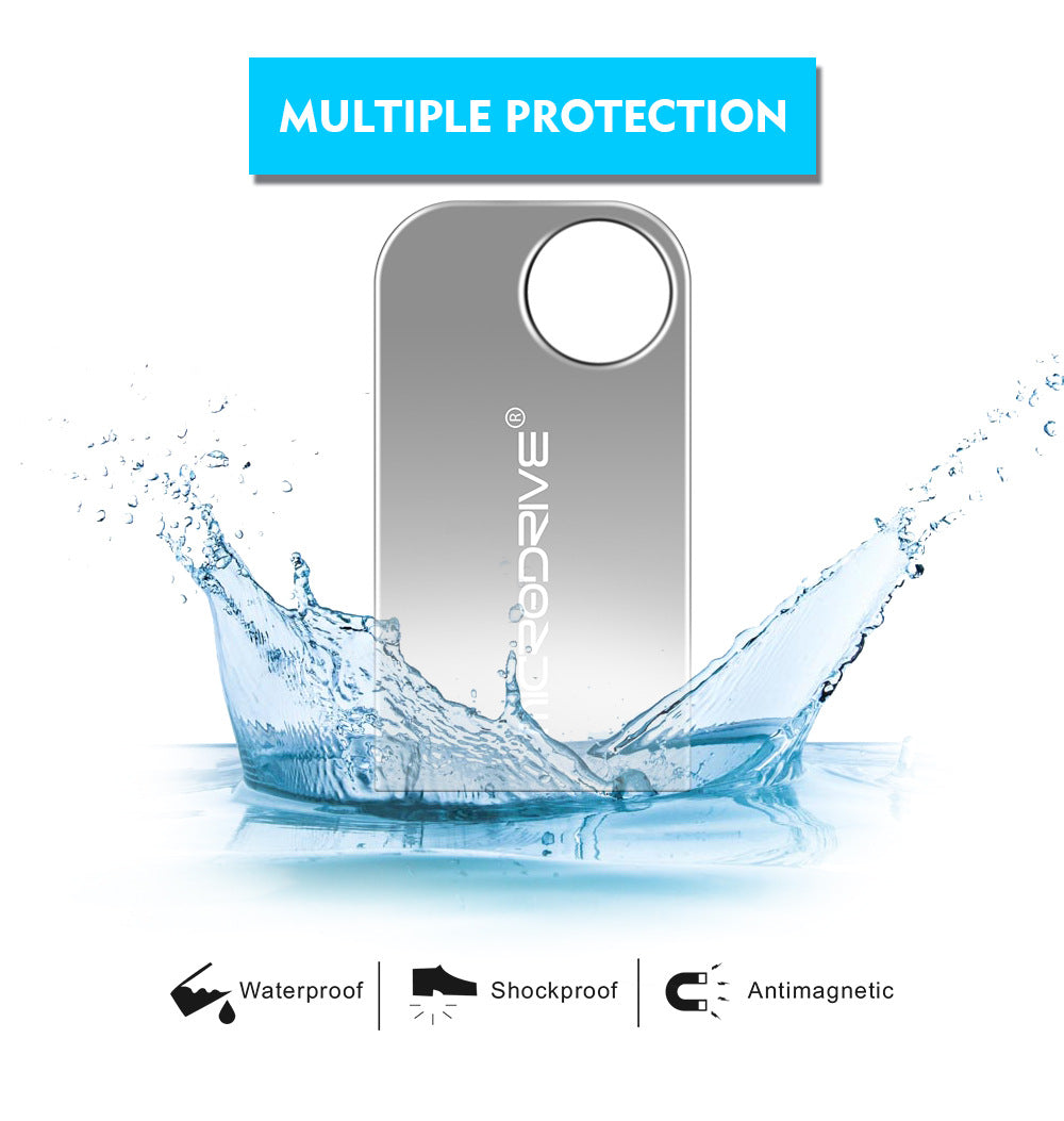 Disco USB mini de 16G para vehículos, gran capacidad de 64g