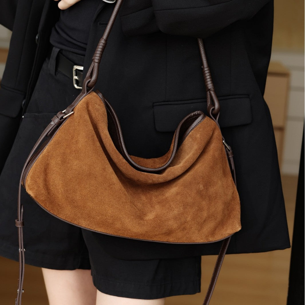 Bolso bandolera informal mate de un solo hombro