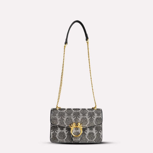 Bolso de Cadena Cruzado con Estrás