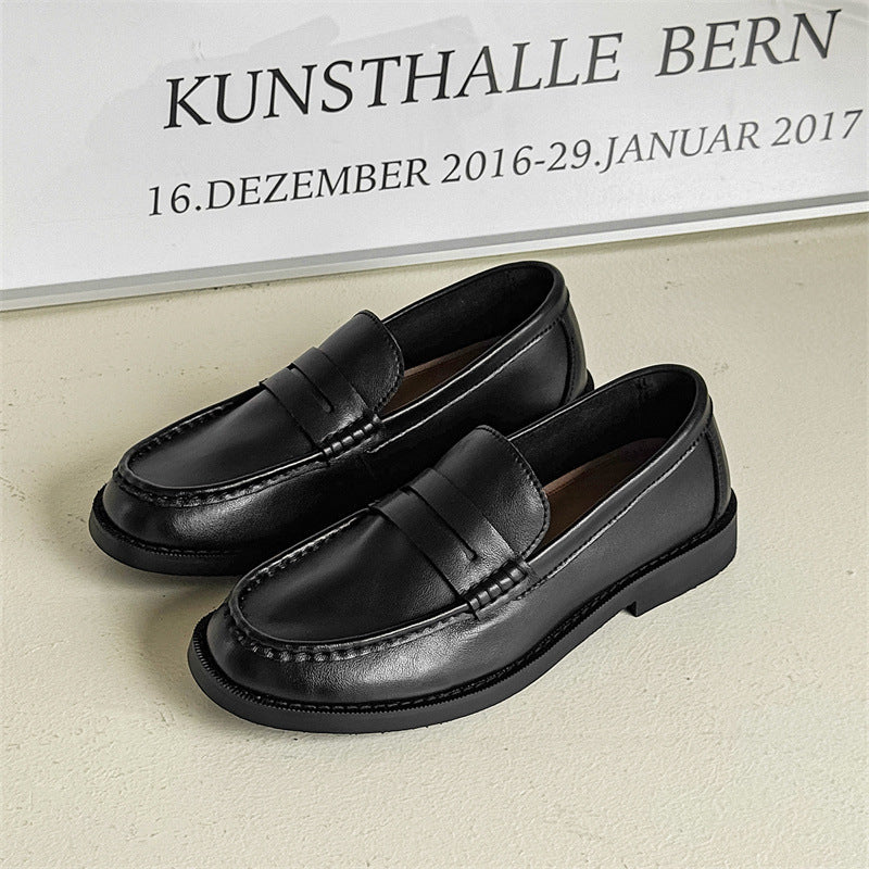 Zapatos Casuales de Negocios Retro sin Cordones para Hombre que Combinan con Todo