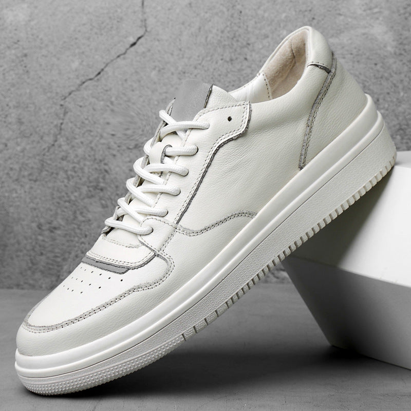 Zapatos de cuero informales para hombre, formales, con suela suave