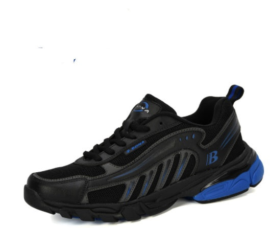 Zapatillas de cuero genuino para hombre Zapatillas de senderismo para hombre Correr
