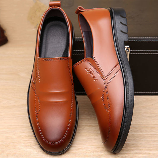 Zapatos de cuero transpirables e informales para hombre: modernos y versátiles