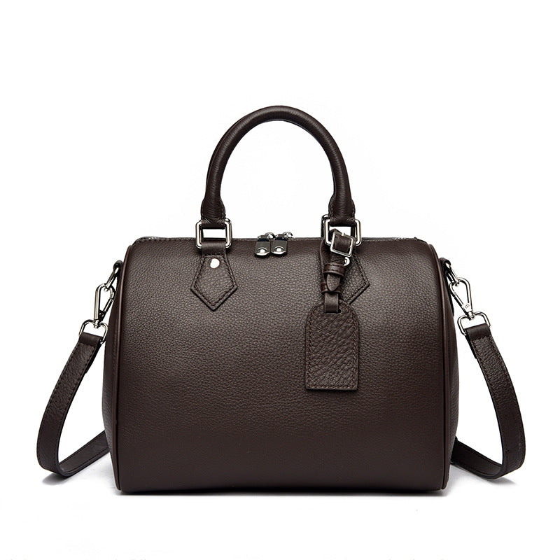 Nuevo Elegante Bolso Bandolera de Cuero Genuino para Mujer