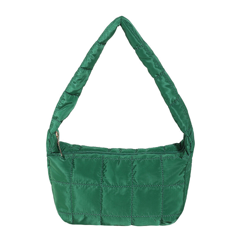 Bolso de hombro moderno, famoso en internet, con pliegues, en forma de nube, para mujer