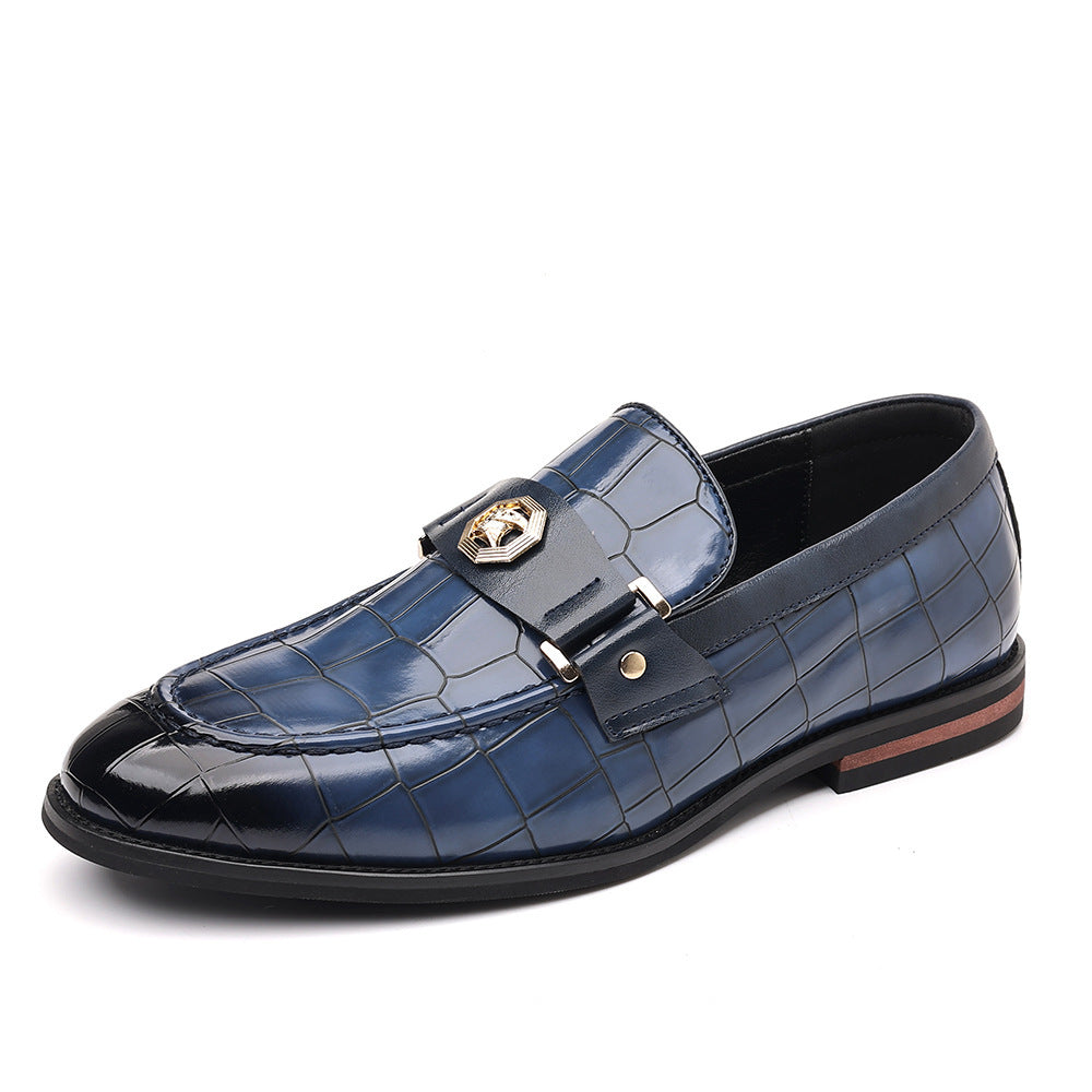 Mocasines casuales a cuadros de tallas grandes para hombre